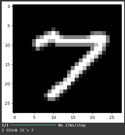 Отображение "7"