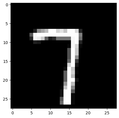 Тестовое изображение MNIST 1