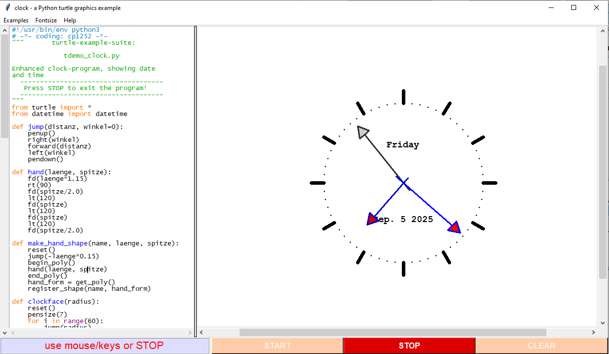 Скриншот Часы