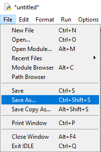 Сохранение